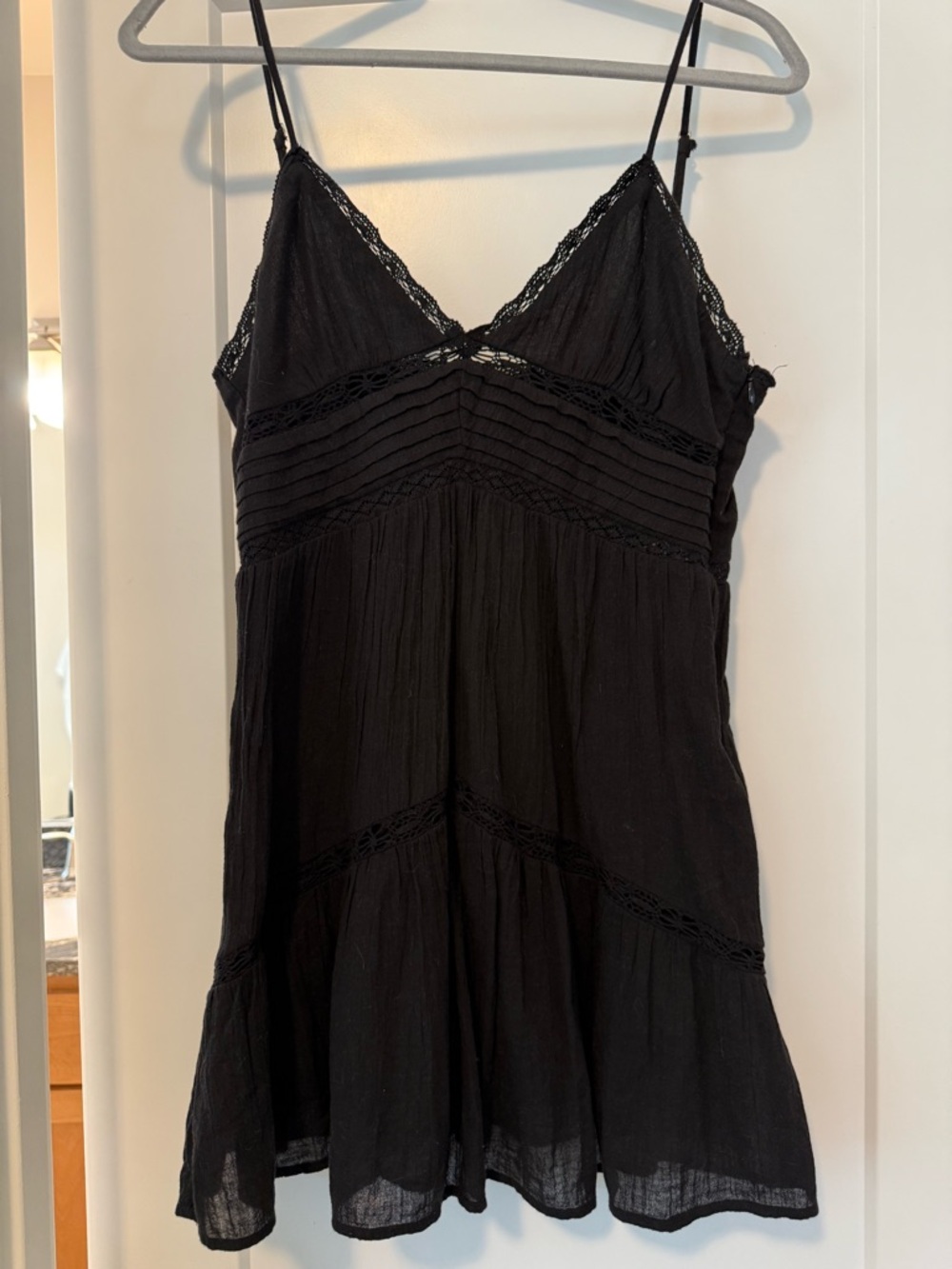 Black Lace Summer Dress - Zara